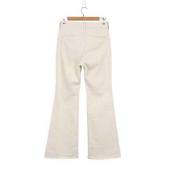 J.Crew 96' High Rise Flare Jean Ecru Wash Size 25 NWT - Picture 10 of 12